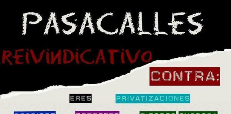 Pasacalles reivindicativo y concentración frente a la Junta de las Asambleas de Trabajadores en Lucha