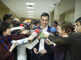 Díaz, Vara y Javier Fernández cierran la ronda de Sánchez previa al Comité Federal