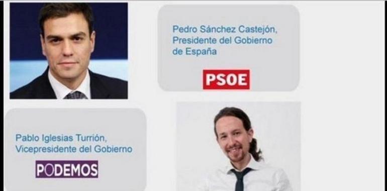 Podemos Zaragoza publica y retira un tuit con repartu de carteres