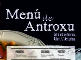 Aller reúne sus excelencias gastronómicas en el Menú de Antroxu