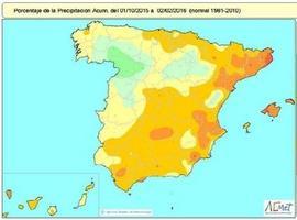 Desde octubre ha llovido un 24% por debajo de lo normal