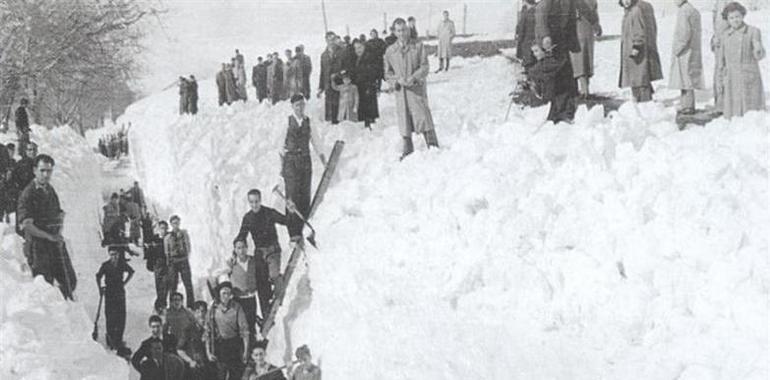 La nevadona de 1888 dejó Asturias 12 días incomunicada