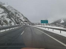 La autopista del Huerna cerrada para vehículos pesados