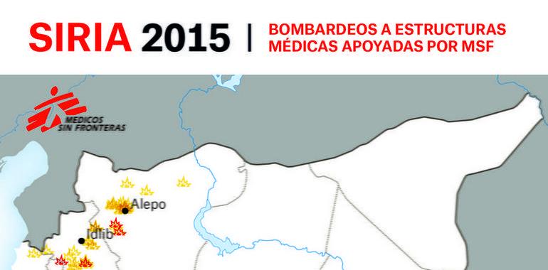  MSF denuncia los ataques contra hospitales y alerta de una crisis humanitaria en el norte de Siria