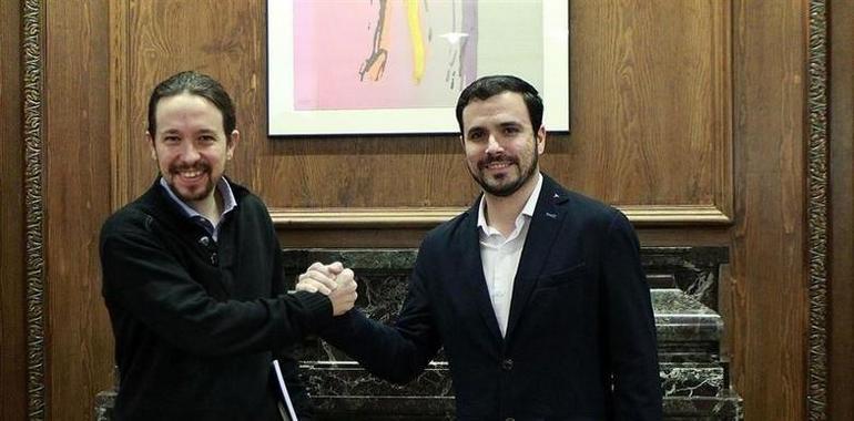 Iglesias acepta la ufierta de Garzón duna cita a cuatro de PSOE, Podemos, IU y Compromís