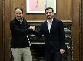 Iglesias acepta la ufierta de Garzón duna cita a cuatro de PSOE, Podemos, IU y Compromís