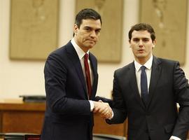 PSOE y Cs veten nel so acuerdu tou intentu de convocar referendos en cualquier territoriu