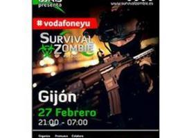 El evento Vodafone yu Survival Zombie en Gijón se traslada al 2 de abril