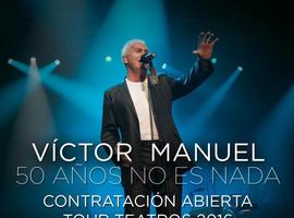 Víctor Manuel llega a Logroño y Zaragoza con 50 años no es nada