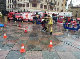  Los bomberos piden rejuvenecimiento de la plantilla en su festividad