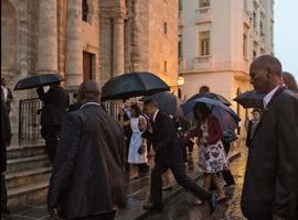 Obama inició su histórica visita a Cuba