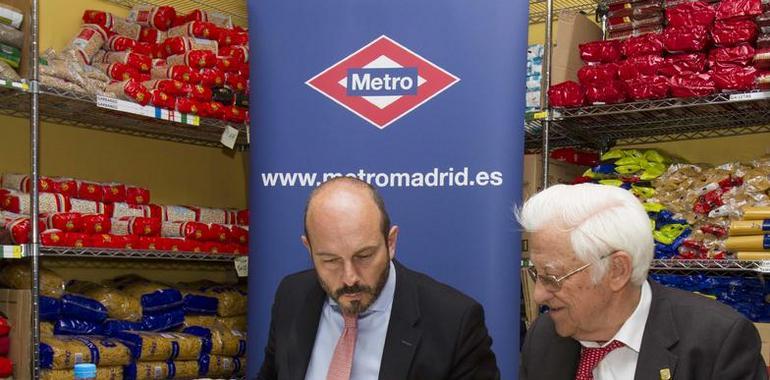 Metro Madrid dona 5.000 billetes a Mensajeros de la Paz para ayudar a su labor