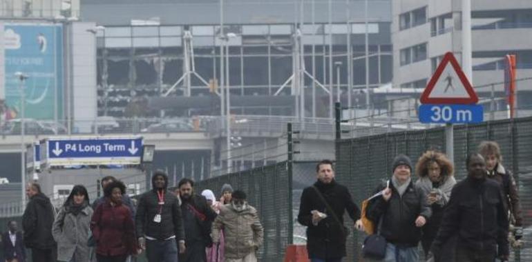 El aeropuerto de Bruselas ya opera parcialmente