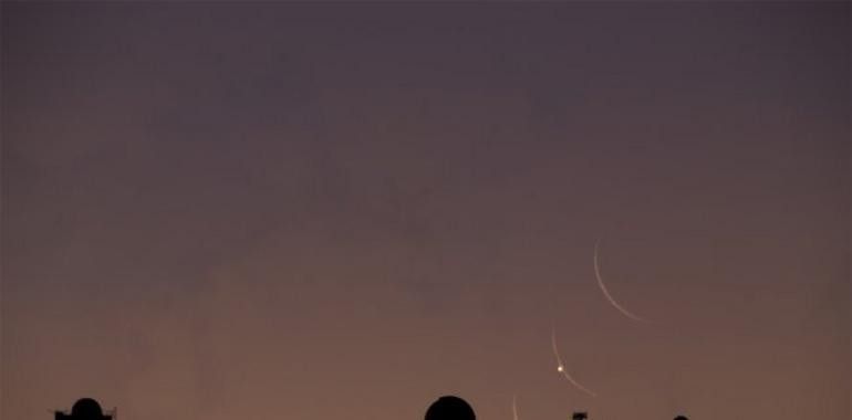 Imágenes y vídeos de la ocultación de Venus tras la Luna desde el Observatorio del Teide