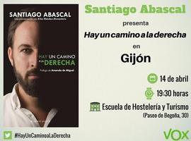 Santiago Abascal presenta Hay un camino a la derecha el día 14 en Gijón