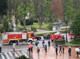 Bomberos de toda España despiden en su funeral a Eloy Palacio, fallecido en Oviedo