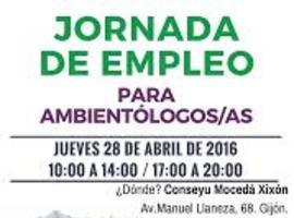 Jornada sobre empleo para ambientólog@s en Gijón