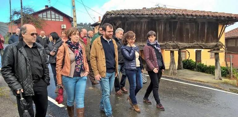 Belén Fernández anuncia las obras del punto limpio en el Polígono de Lleu, en Villamayor  