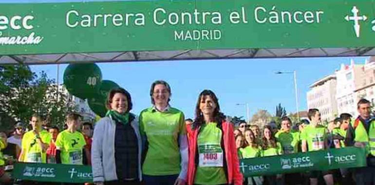 Más de 10.000 corredores teñidos de verde contra el Cáncer, en Madrid