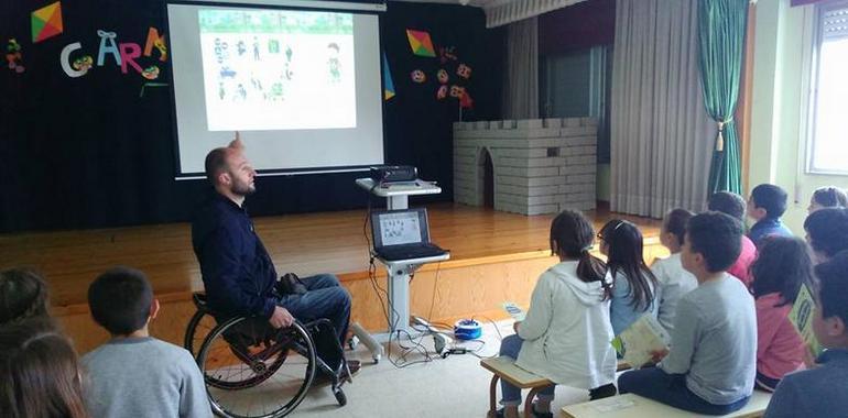 ASPAYM Asturias forma a alumnos de Oviedo para la prevención de accidentes de tráfico 