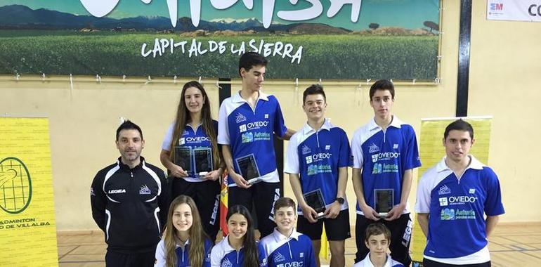 El Bádminton Oviedo se corona en el master sub19 de Collado Villalba