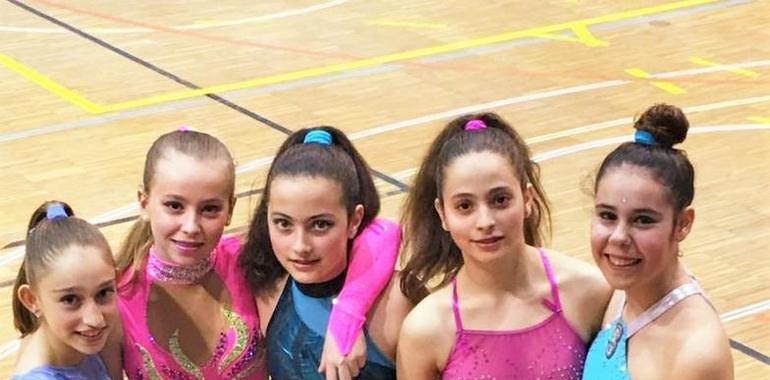 Buen papel de las patinadoras del Club Ovetus en el VIII Trofeo Atenea