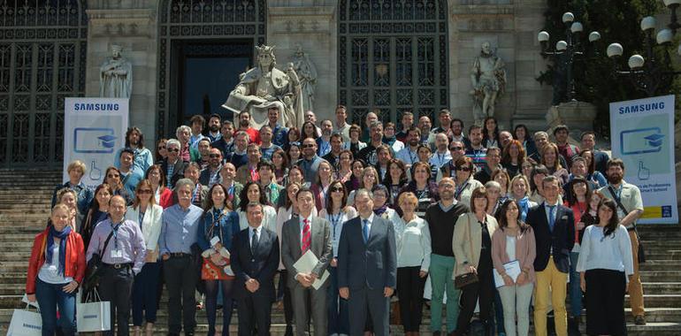 Dos colegios asturianos, Villayón y Rioturbio, en el Encuentro de Profesores Samsung Smart School