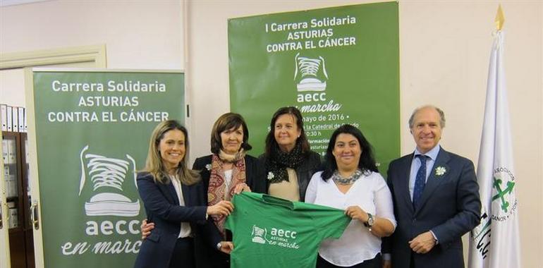 Carrera solidaria Asturias contra el cáncer de la Aecc, en Oviedo el 22 de mayo