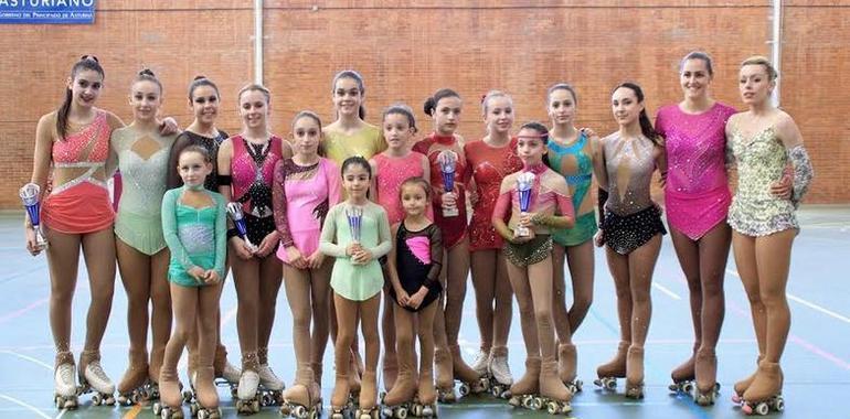 Siete podios para el Ovetus en el Campeonato de Asturias