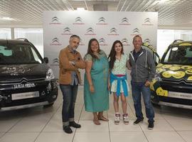 Sergi Arola, Cari Goyanes, Cósima Ramírez e Iker Martínez en el cumple del Citroën Berlingo