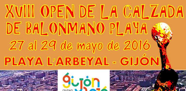 Hoy arranca el XVIII Open de La Calzada de Balonmano Playa