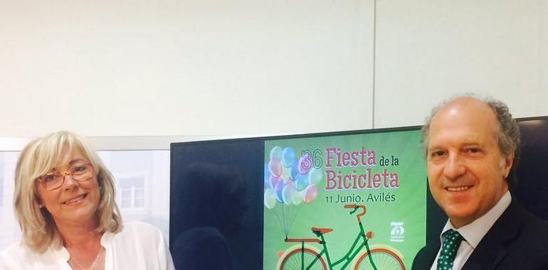 La “36 Fiesta de la Bicicleta” recorrerá 10 kilómetros por las calles de Avilés