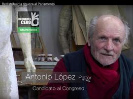 Antonio López en el video electoral de Recortes Cero-Grupo Verde