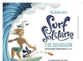 El Surf Solidario se cita en Gijón pro GALBAN y ELA