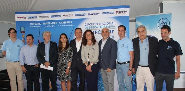 El Nacional de Pesca Deportiva Metromar calará en aguas cantábricas y mediterráneas