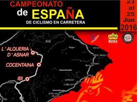 Selección asturiana para los Campeonatos de España de ciclismo en carretera