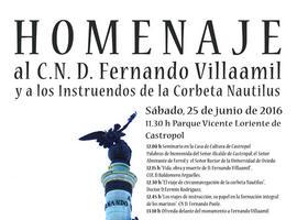 Castropol honra al C.N.D. Fernando Villaamil y los Instruendos de la Nautilus