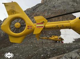 Rescate de un montañero desorientado en los Picos de Europa