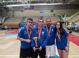 #Asturias: Javier, Aitana y Emilio, campeones de España de bádminton sub17 