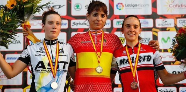 Plata para la asturiana Alicia González en los nacionales de ciclismo