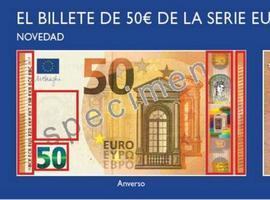 El nuevo billete de 50 euros entrará en circulación el 4 de abril de 2017