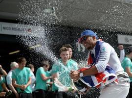 F1: Hamilton celebra una nueva victoria en Silverstone