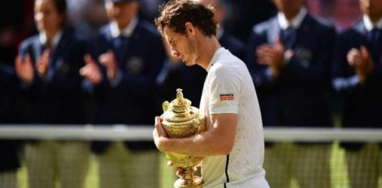 Andy Murray logra su tercer Gran Slam vencedor en Wimbledon