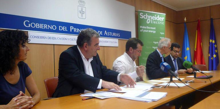 Educación firma un convenio con la empresa Schneider Electric para la mejora de la FP