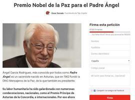 Apoyo mierense a la campaña pro Nobel de la Paz para el Padre Ángel