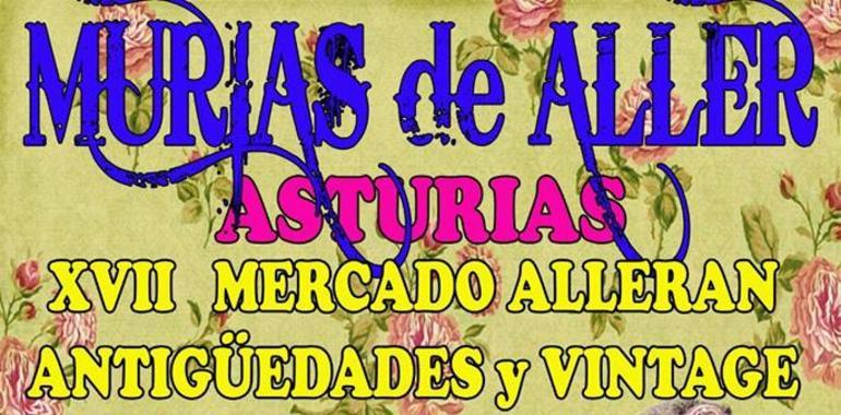 Antigüedades y vintage en el el XVII Mercado Allerán