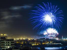 Cortes de tráfico con motivo de la Noche de los Fuegos en Gijón