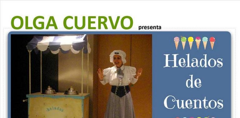 La actriz Olga Cuervo presenta en Colunga sus Helados de cuentos