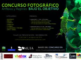 El MUJA convoca un concurso fotográfico sobre reptiles y anfibios