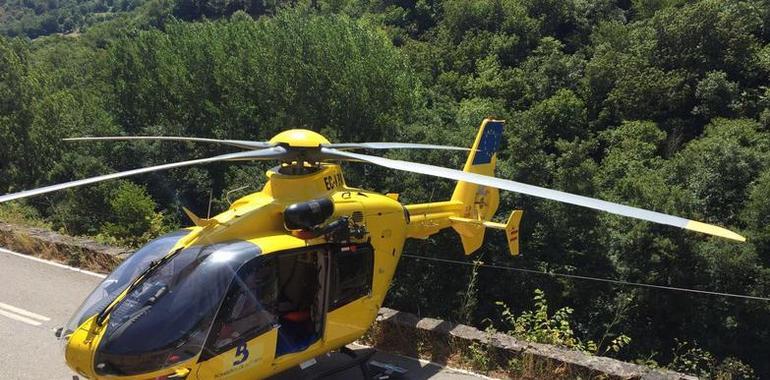 Fallece un motorista en Quirós en circunstancias que se desconocen